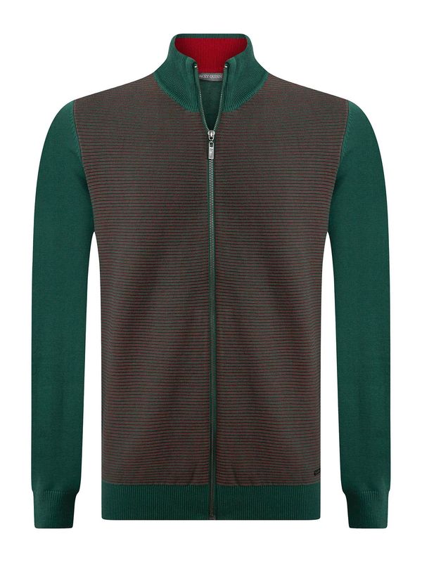 Jacey Quinn Jacey Quinn Kardigan  travnato zelena / crvena / crna