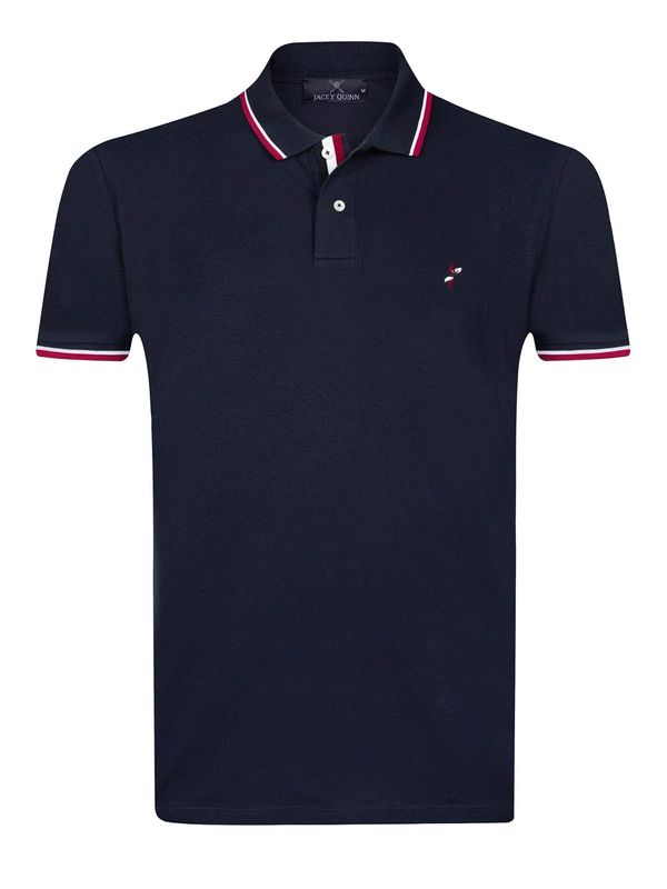 Jacey Quinn Jacey Quinn Majica  mornarsko plava / crvena / bijela