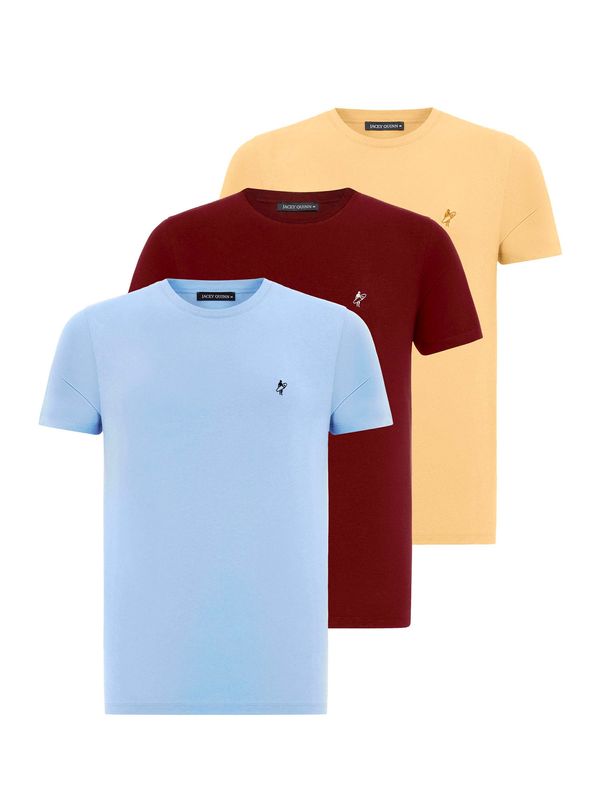 Jacey Quinn Jacey Quinn Majica  plava / žuta / burgund