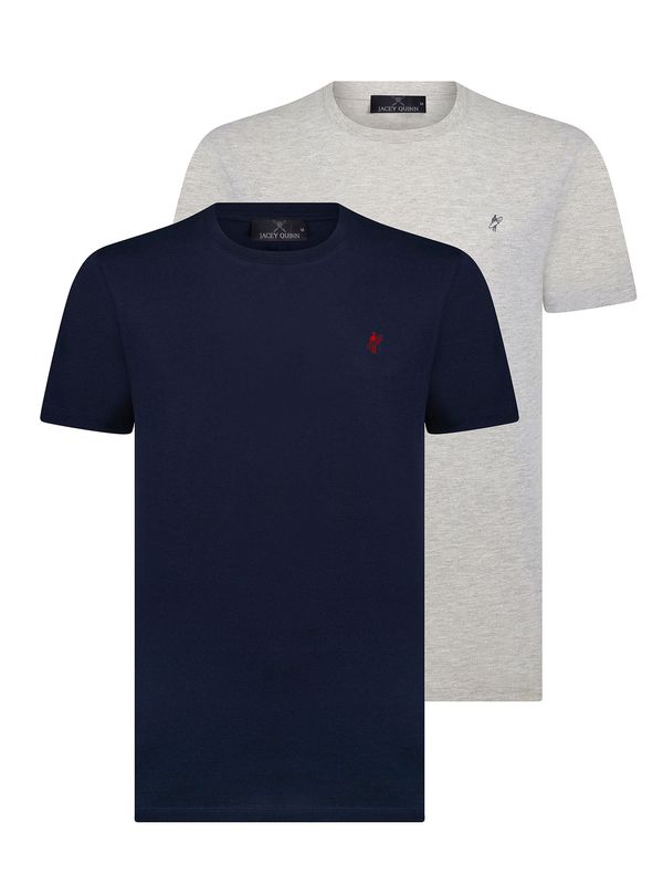 Jacey Quinn Jacey Quinn Majica  svijetlosiva / crna