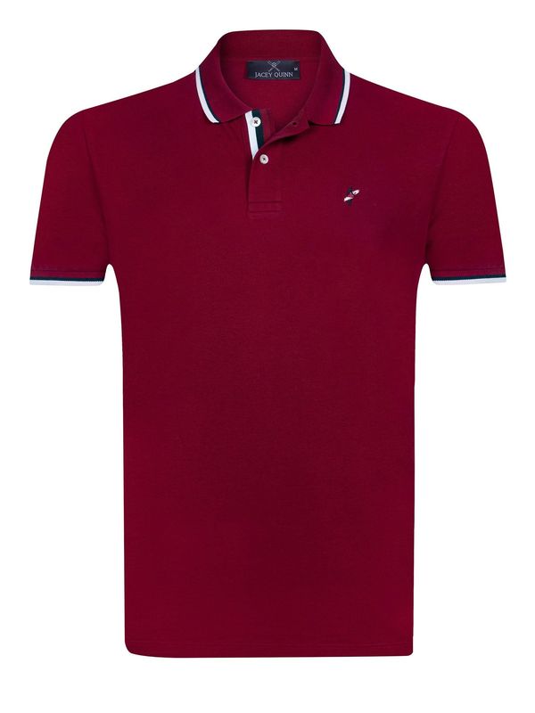 Jacey Quinn Jacey Quinn Majica  tamno plava / tamno crvena / bijela