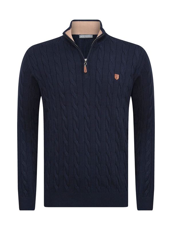 Jacey Quinn Jacey Quinn Pulover  bež / mornarsko plava