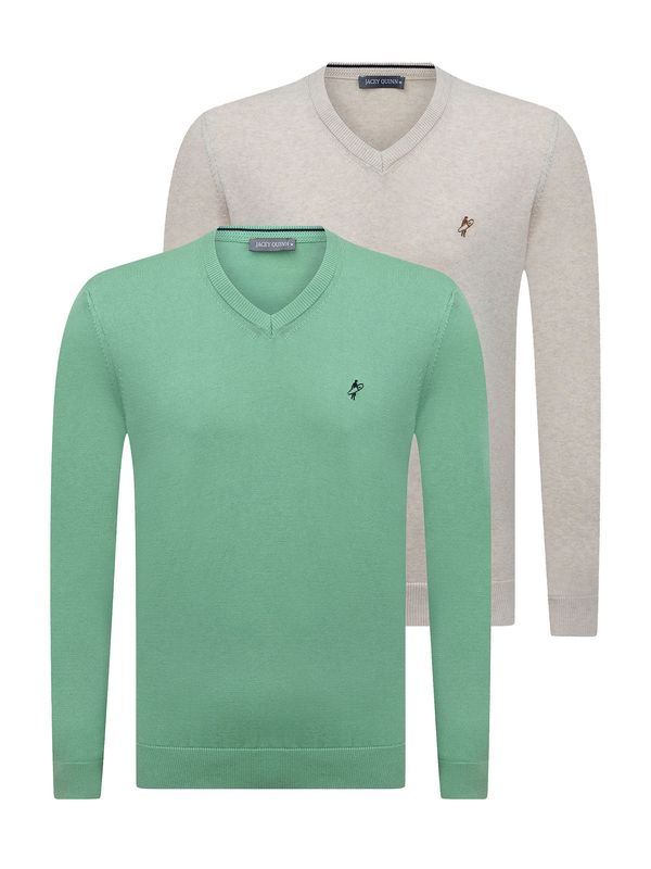 Jacey Quinn Jacey Quinn Pulover  bež / zelena