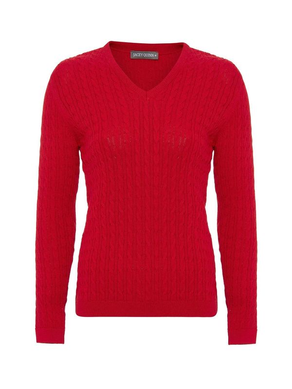 Jacey Quinn Jacey Quinn Pulover 'Catalina'  crvena
