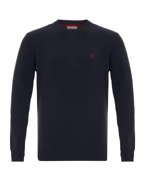 Jacey Quinn Jacey Quinn Pulover 'Derian'  noćno plava / konjak