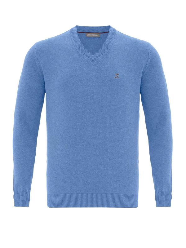 Jacey Quinn Jacey Quinn Pulover 'Derian'  svijetloplava / smeđa