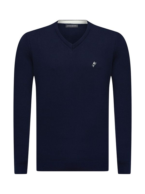 Jacey Quinn Jacey Quinn Pulover  mornarsko plava / bijela