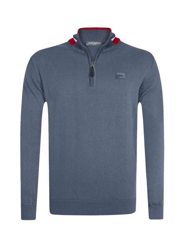 Jacey Quinn Jacey Quinn Pulover 'Passmeld'  morsko plava / crvena / bijela