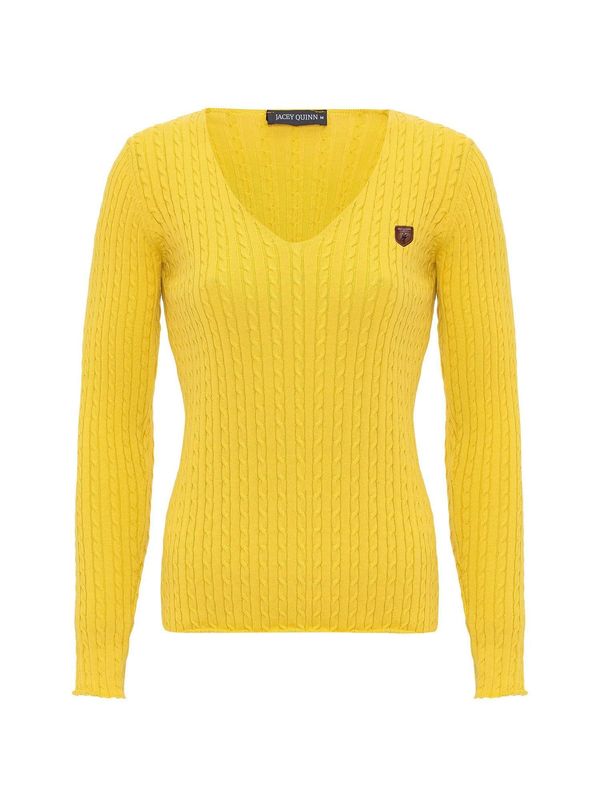 Jacey Quinn Jacey Quinn Pulover 'Paulina'  tamo žuta