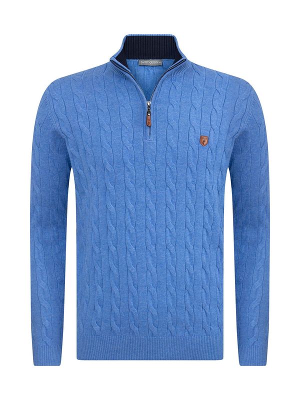 Jacey Quinn Jacey Quinn Pulover  plava / smeđa