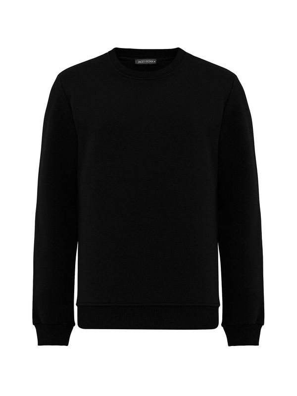 Jacey Quinn Jacey Quinn Sweater majica 'Edison'  pijesak / plava / crna