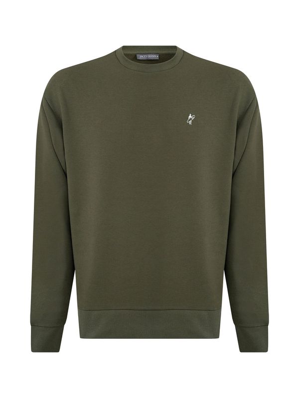 Jacey Quinn Jacey Quinn Sweater majica  kaki / bijela