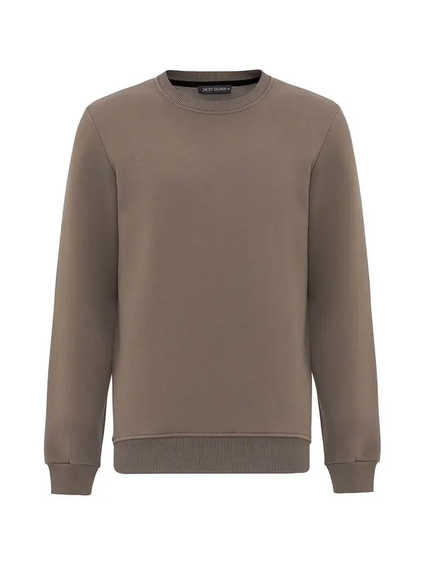 Jacey Quinn Jacey Quinn Sweater majica  maslinasta / hrđavo crvena / crna / bijela