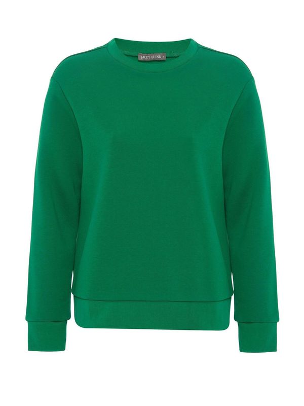 Jacey Quinn Jacey Quinn Sweater majica 'Matias'  smaragdno zelena