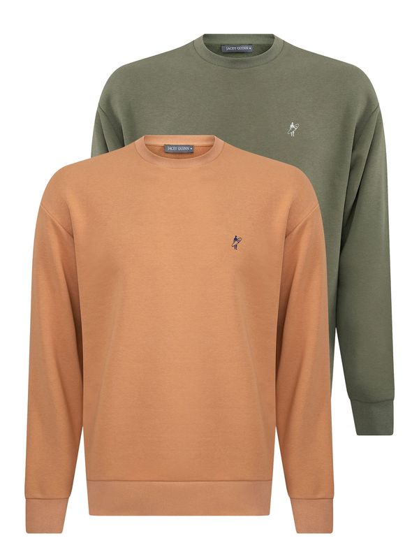 Jacey Quinn Jacey Quinn Sweater majica  mornarsko plava / smeđa / zelena / bijela