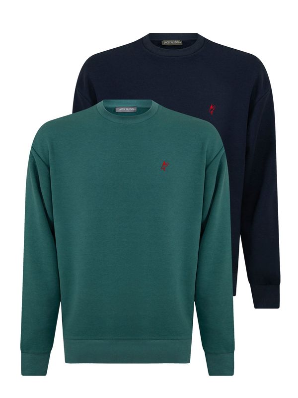 Jacey Quinn Jacey Quinn Sweater majica  plava / zelena