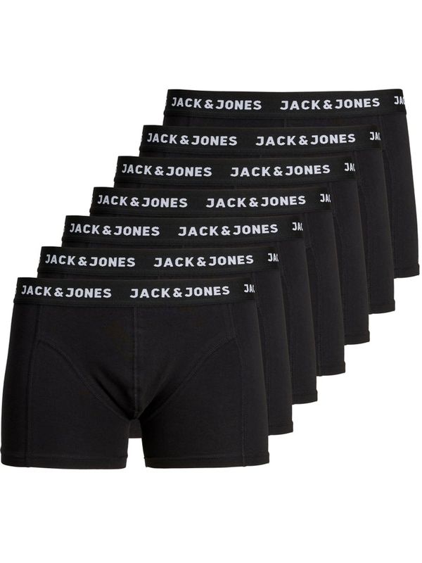 JACK & JONES JACK & JONES Bokserice 'Chuey'  crna / bijela