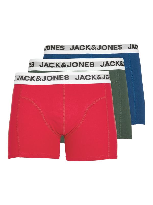 JACK & JONES JACK & JONES Bokserice  crvena / crna / bijela