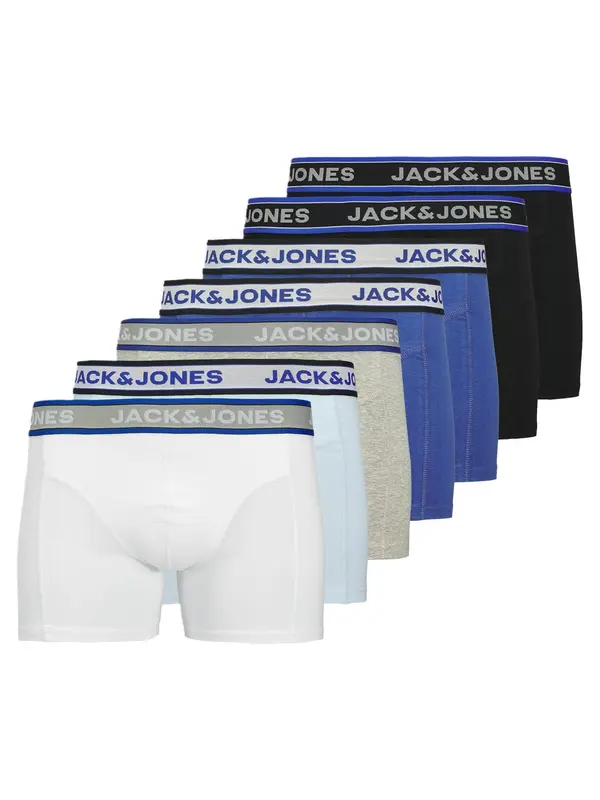 JACK & JONES JACK & JONES Bokserice 'Hudson'  plava / svijetlosiva / miks boja / crna / bijela