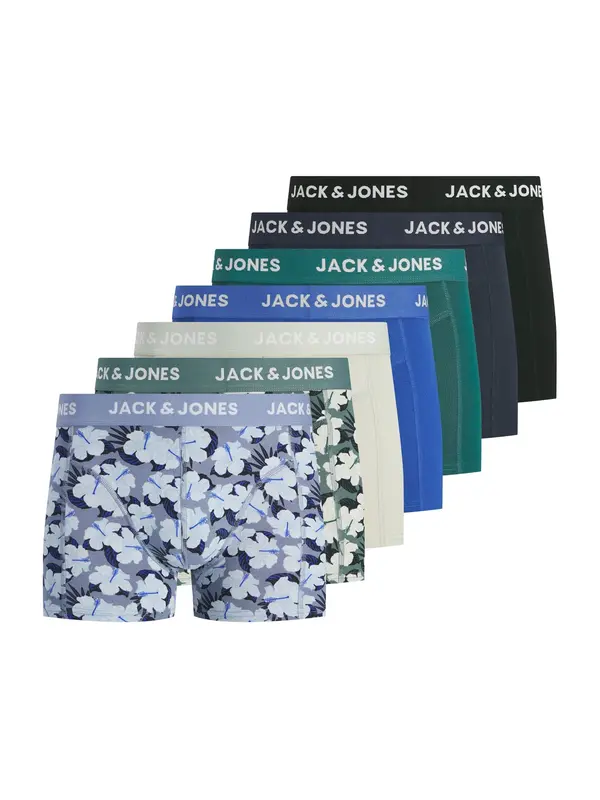 JACK & JONES JACK & JONES Bokserice 'JACBEN'  kraljevsko plava / bež siva / smaragdno zelena / crna