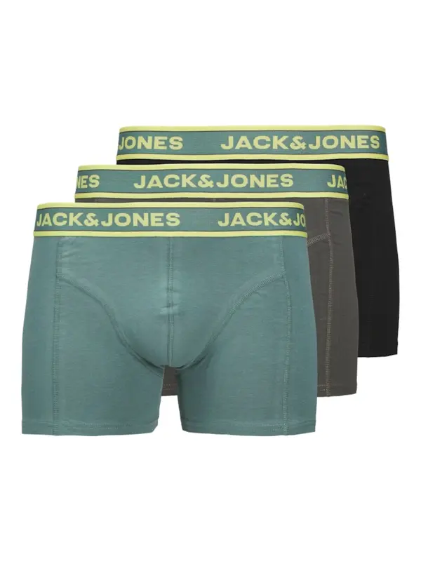 JACK & JONES JACK & JONES Bokserice 'JACBRYSON'  golublje plava / moka smeđa / svijetlozelena / crna