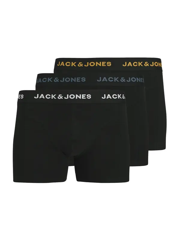 JACK & JONES JACK & JONES Bokserice 'JACCONOR'  zlatno žuta / dimno siva / crna / bijela