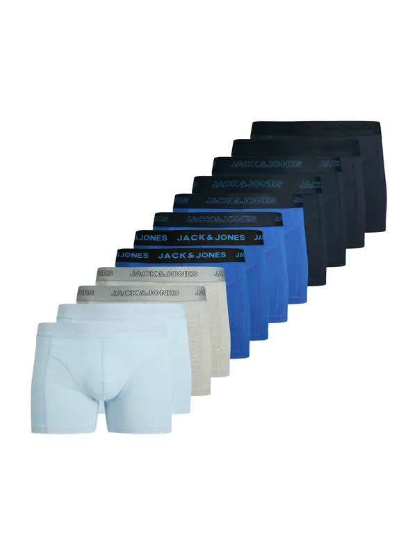 JACK & JONES JACK & JONES Bokserice 'JACCooper'  plava / morsko plava / svijetloplava / siva melange