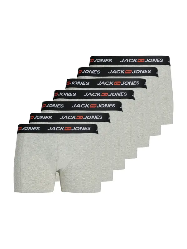 JACK & JONES JACK & JONES Bokserice 'JACCorp Old'  siva melange / crna / bijela