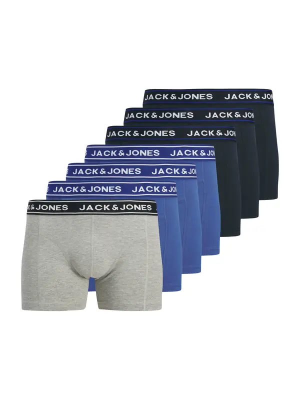 JACK & JONES JACK & JONES Bokserice 'JACDANNY'  plava / noćno plava / siva melange / bijela
