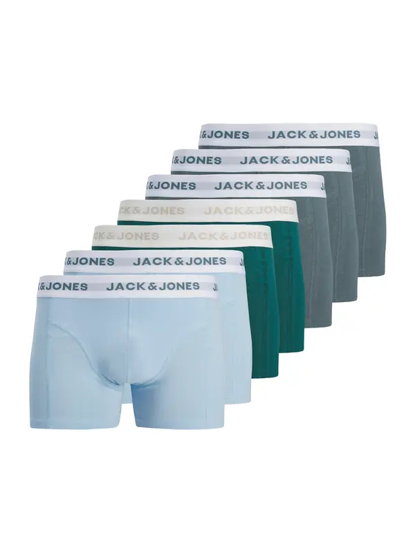 JACK & JONES JACK & JONES Bokserice 'JACDEAN'  svijetloplava / siva / smaragdno zelena
