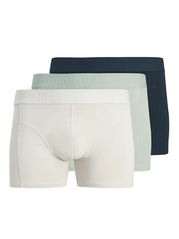JACK & JONES JACK & JONES Bokserice 'JACGILLI'  ecru/prljavo bijela / noćno plava / pastelno zelena