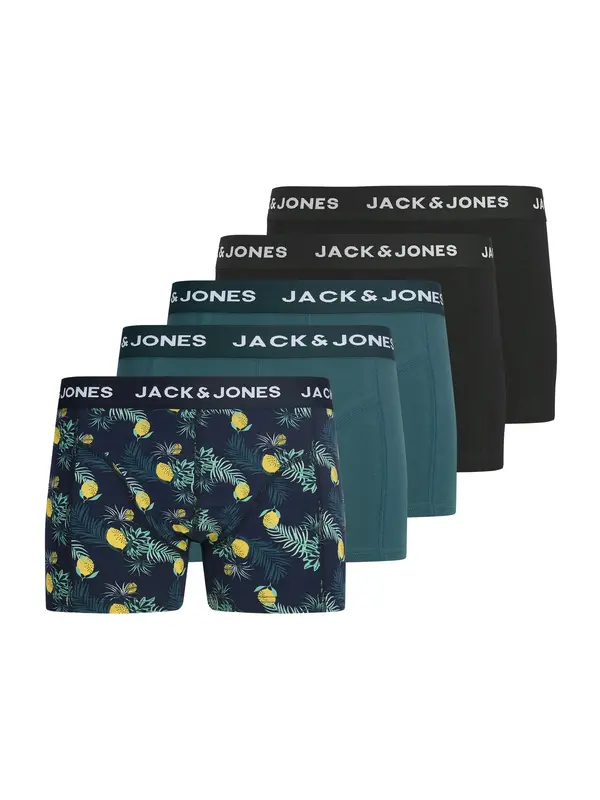 JACK & JONES JACK & JONES Bokserice 'JACJAKE'  morsko plava / mornarsko plava / žuta / crna