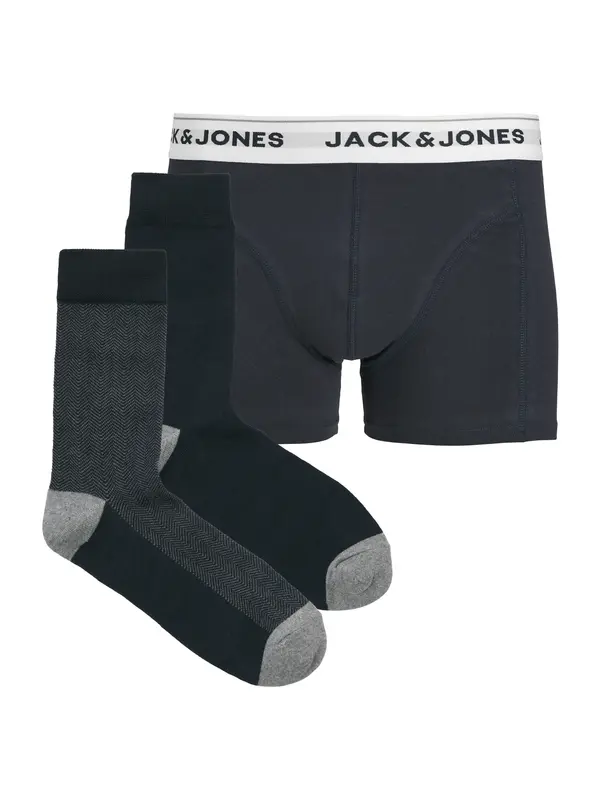 JACK & JONES JACK & JONES Bokserice 'JACORDINARY'  mornarsko plava / siva melange