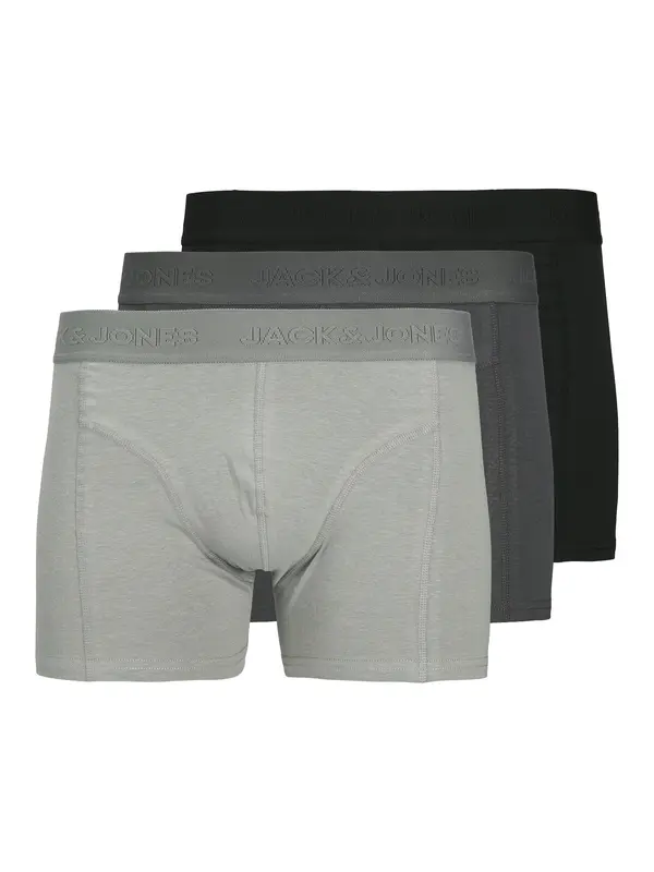 JACK & JONES JACK & JONES Bokserice 'JACOrdinary'  svijetlosiva / tamo siva / crna