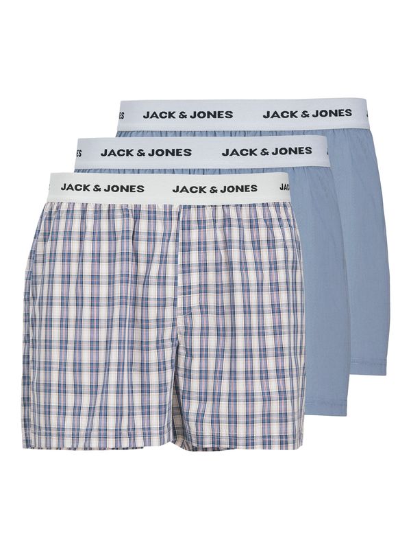 JACK & JONES JACK & JONES Bokserice 'JACPETER'  svijetloplava / taupe siva / svijetlo crvena / bijela