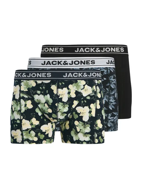 JACK & JONES JACK & JONES Bokserice 'JACRAY'  mornarsko plava / svijetlozelena / crna
