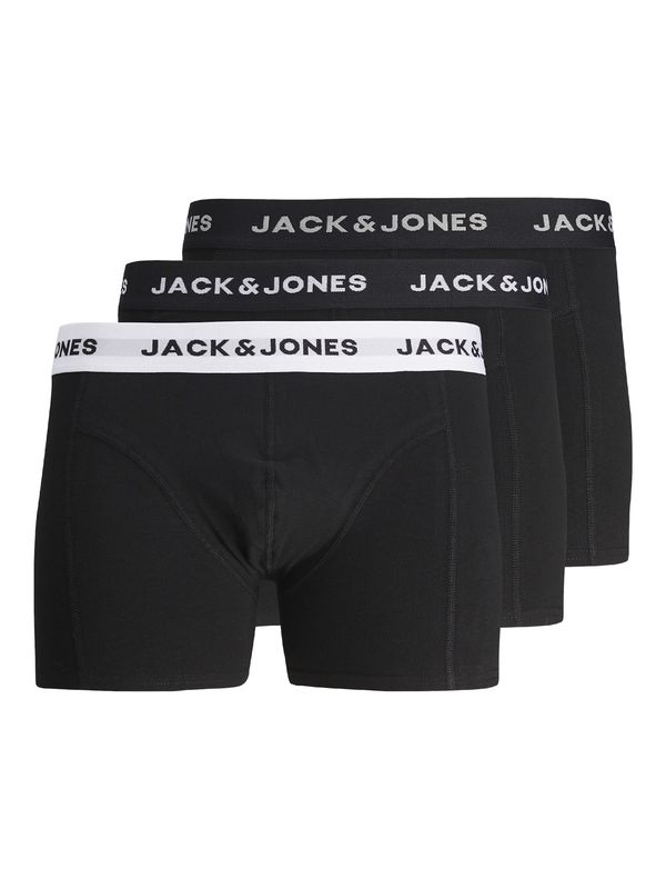 JACK & JONES JACK & JONES Bokserice 'JACSolid'  crna / bijela