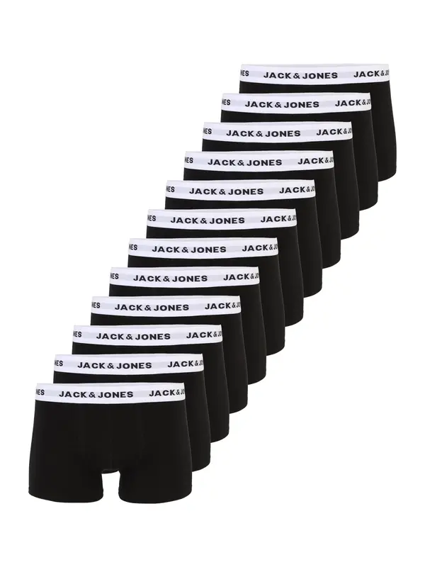 JACK & JONES JACK & JONES Bokserice 'JACSOLID'  crna / bijela