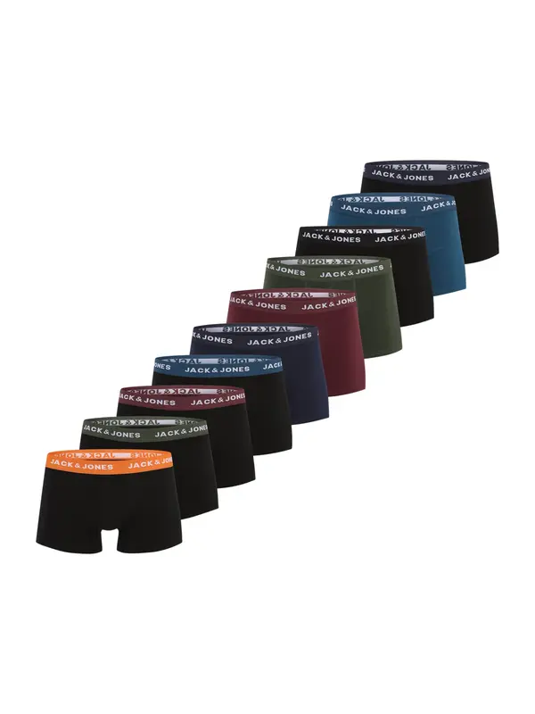 JACK & JONES JACK & JONES Bokserice 'JACSolid'  plava / mornarsko plava / tamno zelena / crna