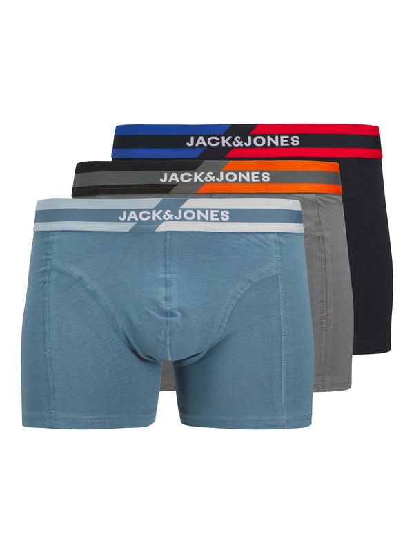 JACK & JONES JACK & JONES Bokserice 'JACSTEVE'  opal / grafit siva / crvena / crna