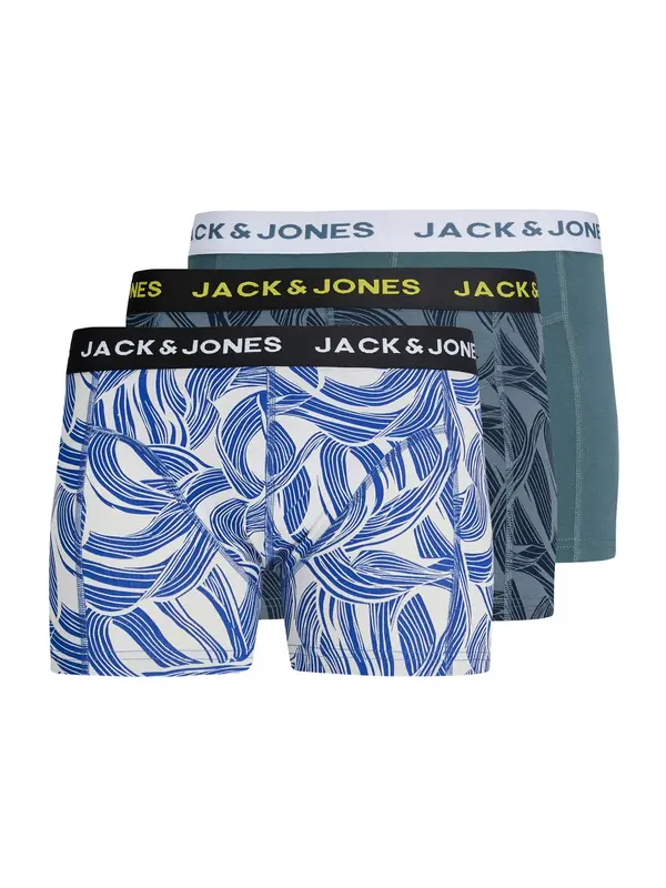 JACK & JONES JACK & JONES Bokserice 'JACSWIRLS'  plava / siva / zelena / bijela