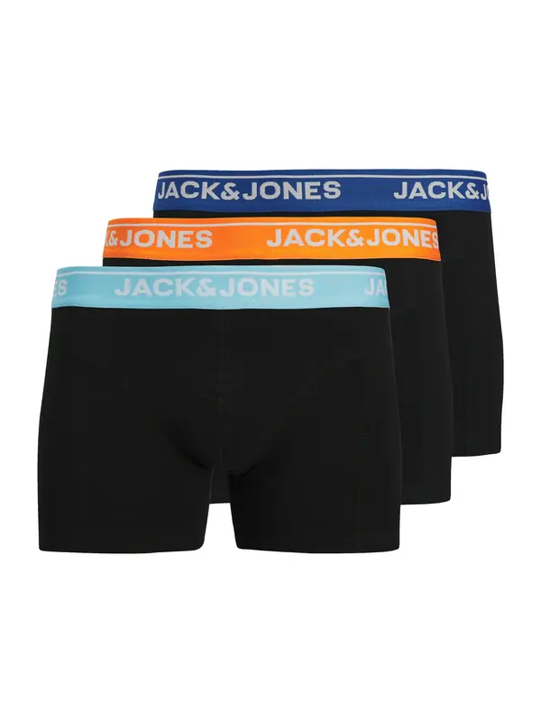 JACK & JONES JACK & JONES Bokserice 'JACTheodore'  svijetloplava / tamno plava / narančasta / crna