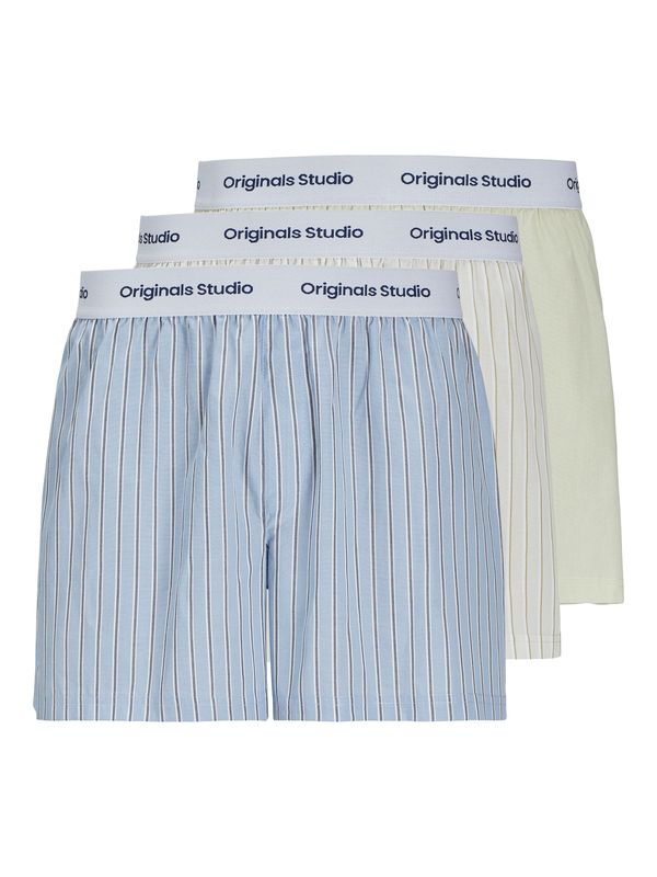 JACK & JONES JACK & JONES Bokserice 'JACVESTERBRO'  bež / mornarsko plava / svijetloplava / pastelno žuta