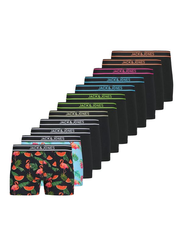 JACK & JONES JACK & JONES Bokserice 'JACWATERMELON'  svijetloplava / narančasta / crna / bijela