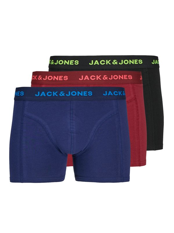 JACK & JONES JACK & JONES Bokserice 'JACZANE'  morsko plava / jabuka / bordo / crna