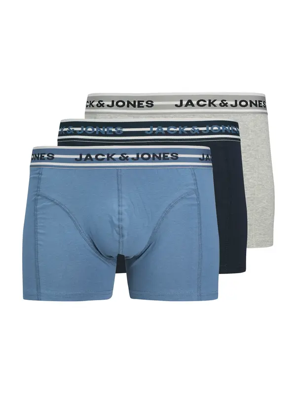 JACK & JONES JACK & JONES Bokserice 'JWHPETER'  mornarsko plava / svijetloplava / siva melange