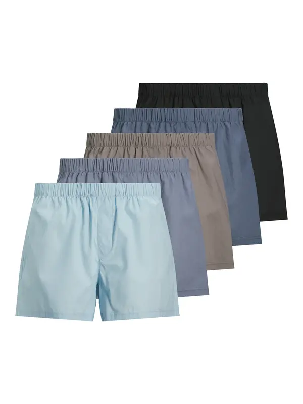 JACK & JONES JACK & JONES Bokserice 'Milano'  golublje plava / svijetloplava / siva / dimno siva / crna
