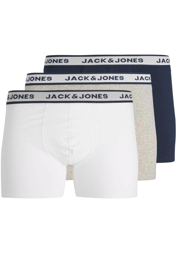 JACK & JONES JACK & JONES Bokserice  mornarsko plava / svijetlosiva / crna / bijela