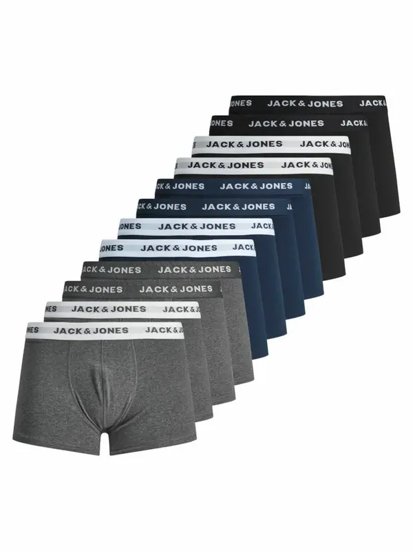 JACK & JONES JACK & JONES Bokserice  morsko plava / siva / crna / bijela