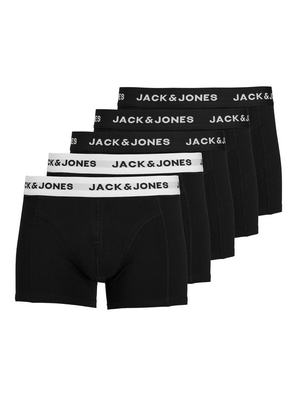 JACK & JONES JACK & JONES Bokserice 'Solid'  crna / bijela